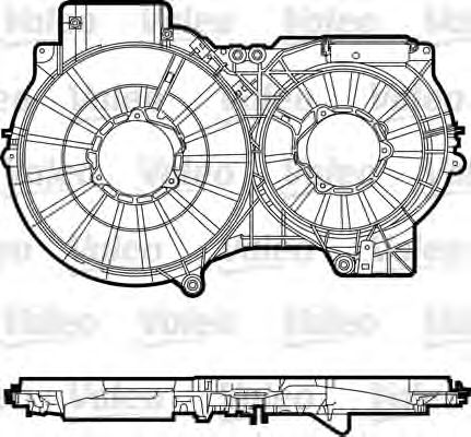 държач, вентилатор на радиатора 820759
