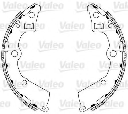 комплект спирачна челюст 564094