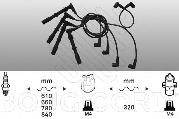 комплект запалителеи кабели