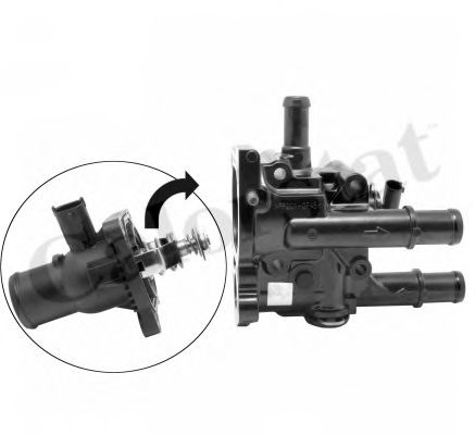 термостат, охладителна течност