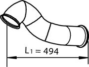 изпускателна тръба 82205