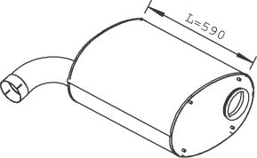 средно, задно гърне 28456