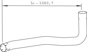 изпускателна тръба 28505
