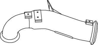 изпускателна тръба 66136