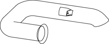 изпускателна тръба 82607