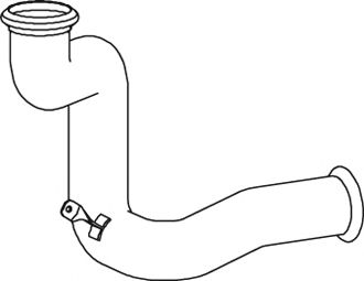 изпускателна тръба 82502