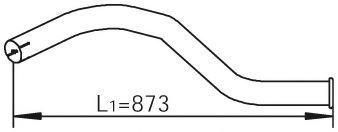 изпускателна тръба 28746