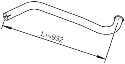 изпускателна тръба 28749