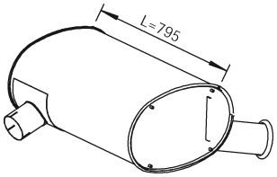 средно, задно гърне 28387