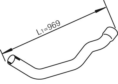 изпускателна тръба 28280