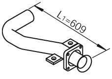 изпускателна тръба 28243