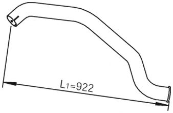 изпускателна тръба 28691