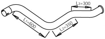 изпускателна тръба 28701
