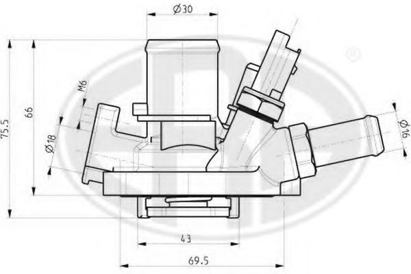 термостат, охладителна течност
