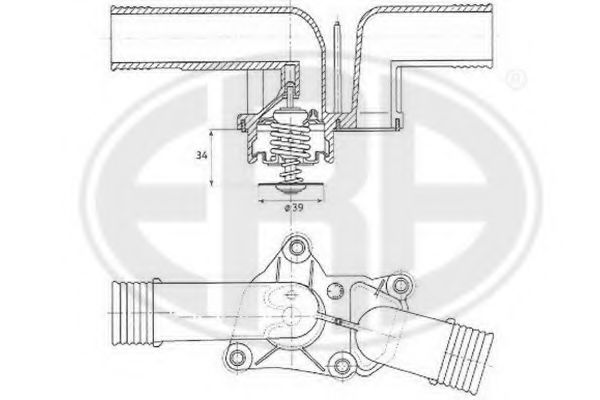 термостат, охладителна течност
