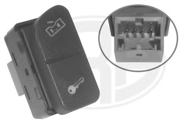 включвател, брава на вратата