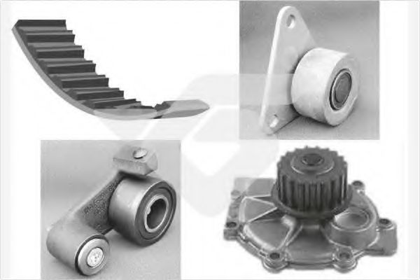 водна помпа+ к-кт ангренажен ремък KH 117WP22