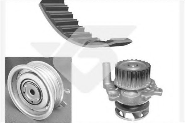 водна помпа+ к-кт ангренажен ремък KH 125WP51