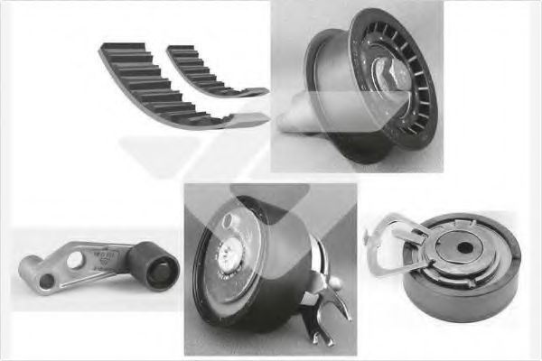 комплект ангренажен ремък KH 163