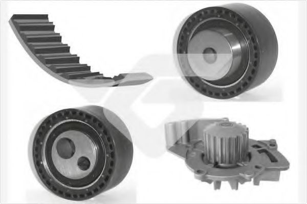 водна помпа+ к-кт ангренажен ремък KH 284WP60