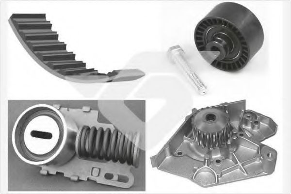 водна помпа+ к-кт ангренажен ремък KH 28WP18