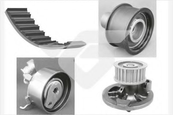 водна помпа+ к-кт ангренажен ремък KH 54WP50
