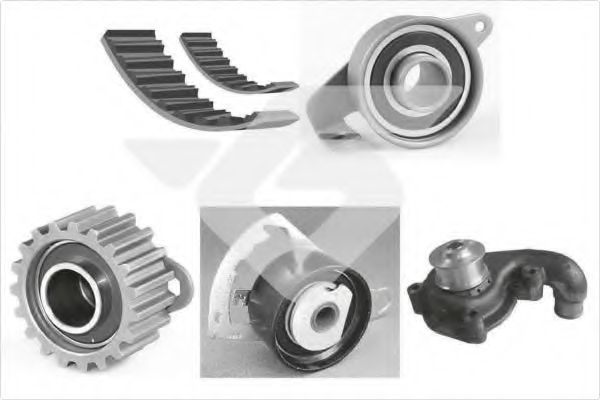 водна помпа+ к-кт ангренажен ремък KH 65WP70