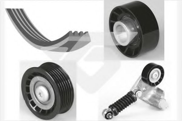 комплект пистов ремък KHV 178