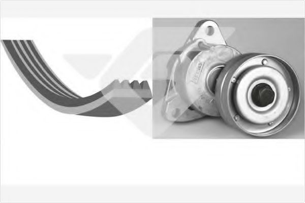 комплект пистов ремък KHV 206