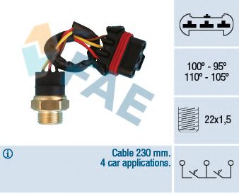 термошалтер, вентилатор на радиатора 38300