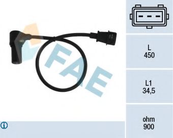 датчик обороти, управление на двигателя 79074