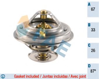 термостат, охладителна течност