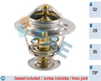 термостат, охладителна течност