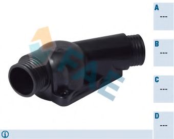 фланец за охладителната течност