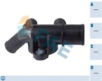 фланец за охладителната течност