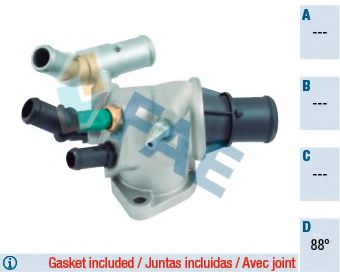 термостат, охладителна течност