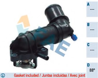 термостат, охладителна течност