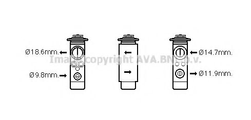 разширителен клапан, климатизация
