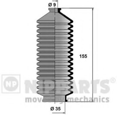 комплект маншон, кормилно управление J2841007