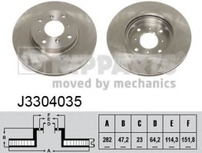 спирачен диск J3304035