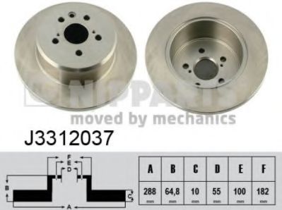 спирачен диск J3312037