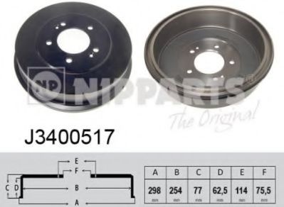 спирачен барабан J3400517