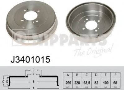 спирачен барабан J3401015