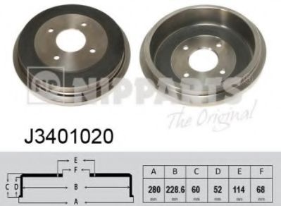 спирачен барабан J3401020