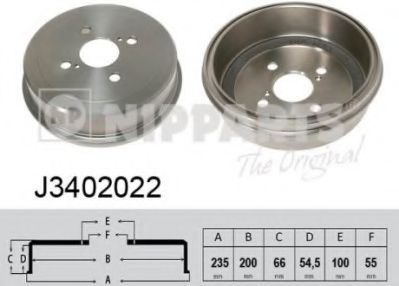 спирачен барабан J3402022