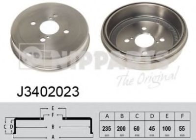 спирачен барабан J3402023