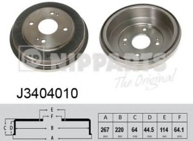 спирачен барабан J3404010