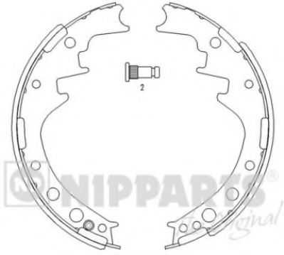 комплект спирачна челюст J3502033