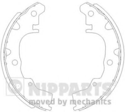 комплект спирачна челюст J3506003