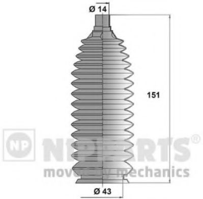 комплект маншон, кормилно управление N2843016